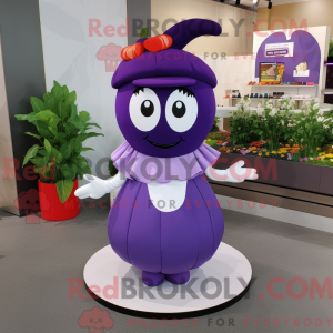 Disfraz de mascota Purple...