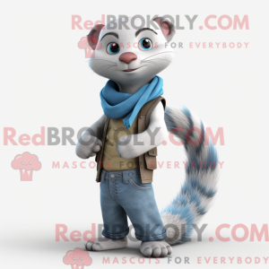 Silver Ferret mascot...
