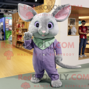 Lavendel Chinchilla maskot...