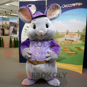 Lavendel Chinchilla maskot...