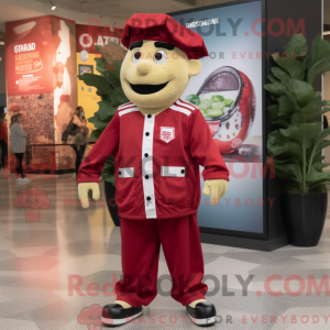 Red Caesar Salad mascot...