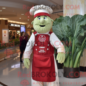 Red Caesar Salad mascot...