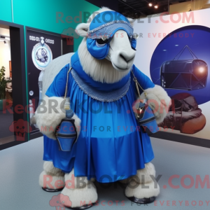 Blue Camel maskot kostume...
