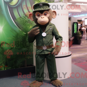 Forest Green Monkey mascot...