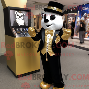 Guldarmbånd maskot kostume...