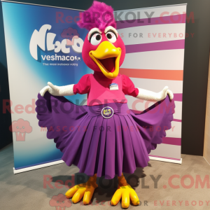Disfraz de mascota Magenta...