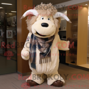 Disfraz de mascota bisonte...