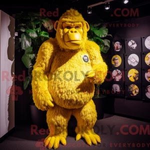 Figura de máscara de gorila...