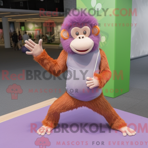 Lavender Orangutan mascot...