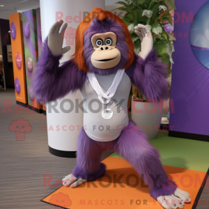 Lavender Orangutan mascot...