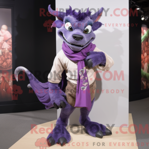 Purple Gargoyle mascot...