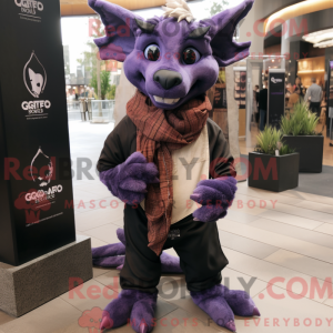Lila Gargoyle Maskottchen...