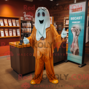 Rust Ghost maskot kostume...