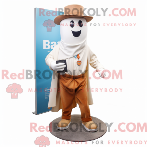 Rust Ghost mascot costume...