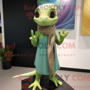 Geckos mascot costume...