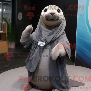 Gray Sea Lion mascot...