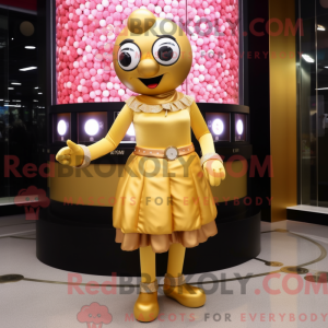 Costume de mascotte Gold...