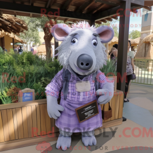 Lavender Wild Boar mascot...