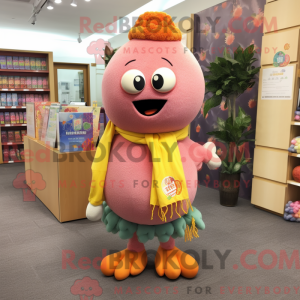 Maskottchenkostüm Peach...