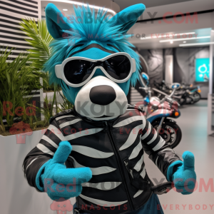 Figura de máscara de zebra...