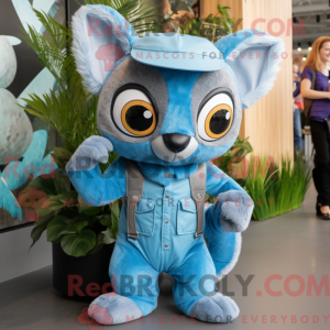Postava maskota Sky Blue...