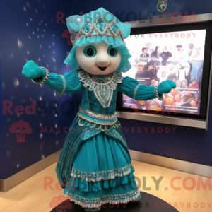 Turquoise Irish Dancer...