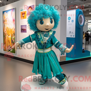 Turquoise Irish Dancer...