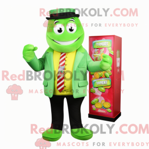 Lime Green Candy Box mascot...