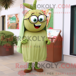 Olive Pepper mascot costume...