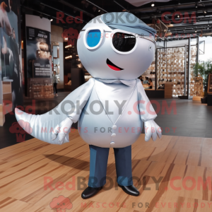 Personaggio mascotte balena...
