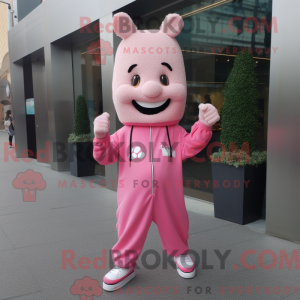 Pink Pop Corn mascot...