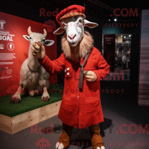 Red Boer Goat maskot...