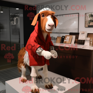 Red Boer Goat mascot...