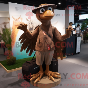 Brown Archeopteryx mascot...