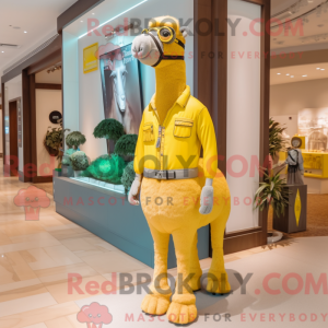 Lemon Yellow Camel mascot...