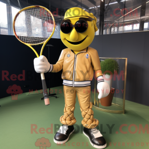 Máscara de raquete de tênis...