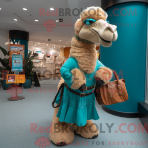Postava maskota Teal Camel...