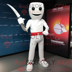 White Knife Thrower mascot...