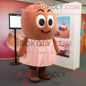 Peach Chocolate Bar mascot...