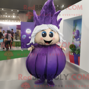 Purple Onion maskot kostume...