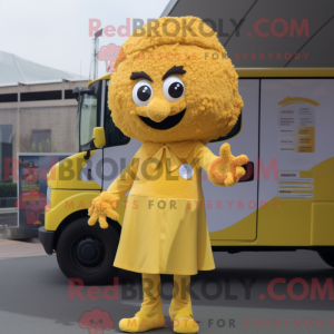 Yellow Falafel mascot...