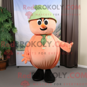 Peach Melon mascot costume...