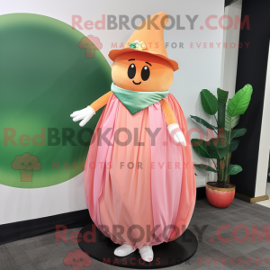 Peach Melon mascot costume...