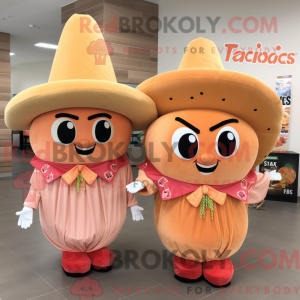 Peach Tacos Maskottchen...