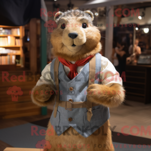 Marmot-maskotdraktfigur...