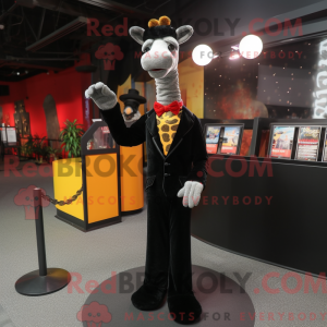 Black Giraffe mascot...