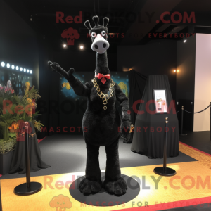 Black Giraffe mascot...