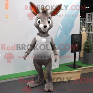Gray Roe Deer mascot...