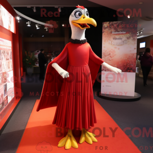 Red Gull mascot costume...