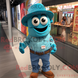 Turquoise Fajitas mascot...